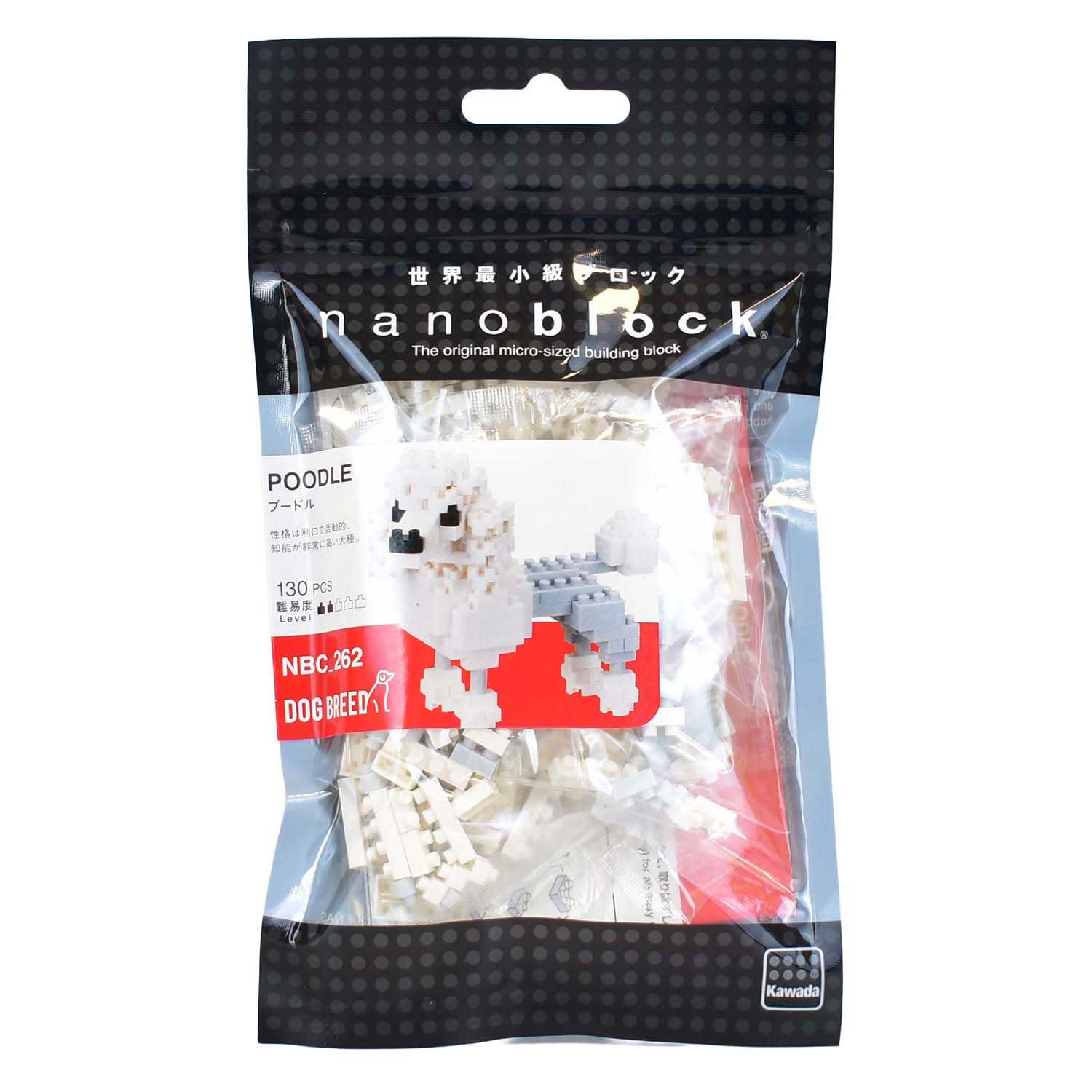 Nano Block Bausatz Pudel - 130 Teile