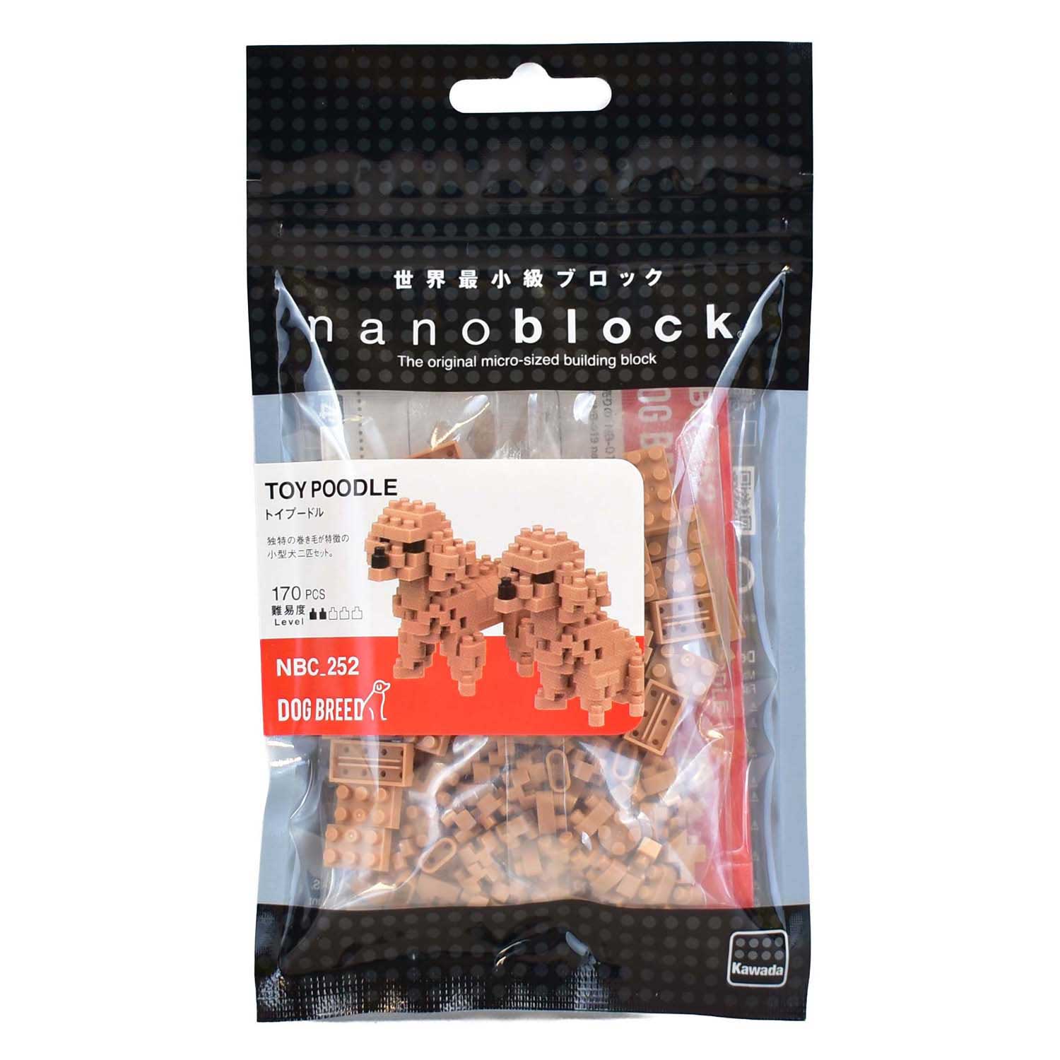 Nano Block Bausatz Pudel - 170 Teile