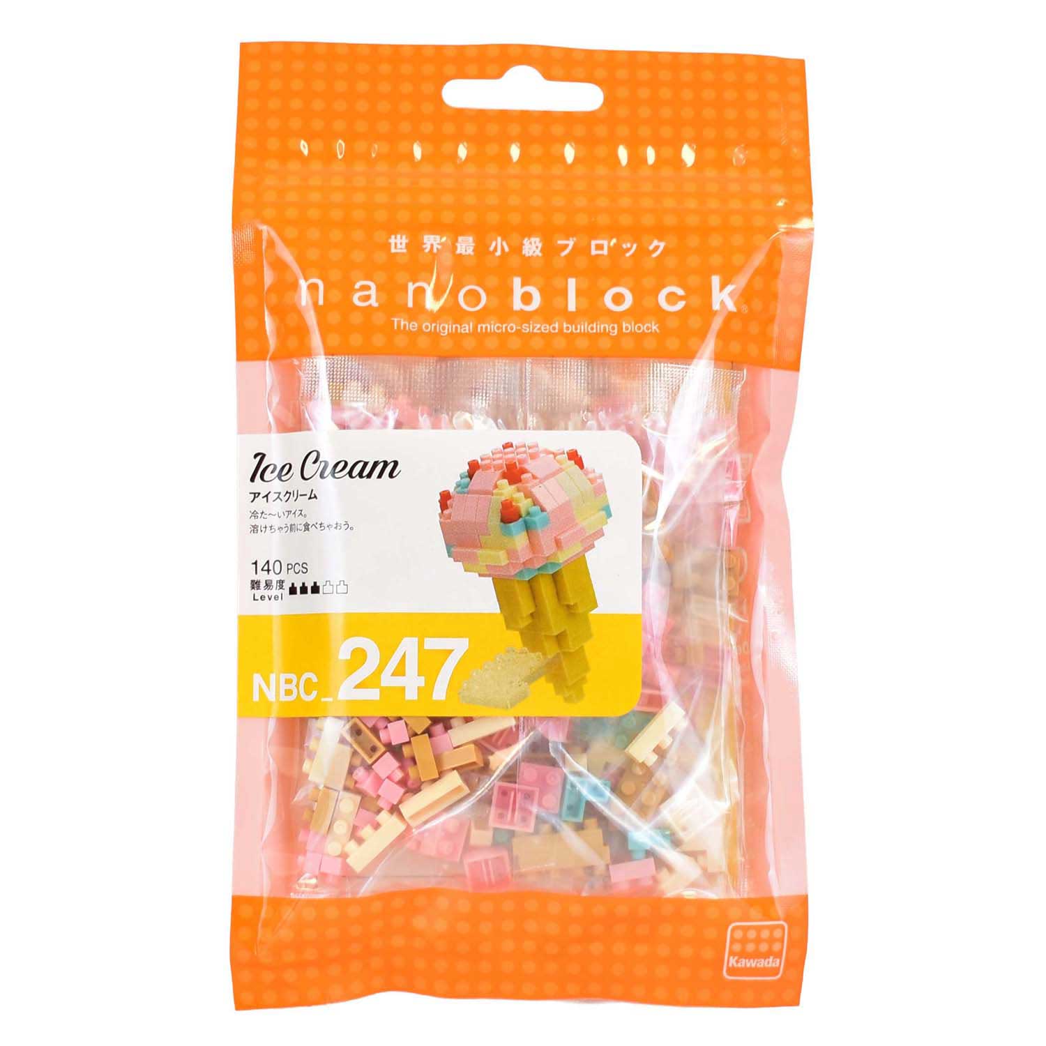 Nano Block Bausatz Eiscreme - 140 Teile