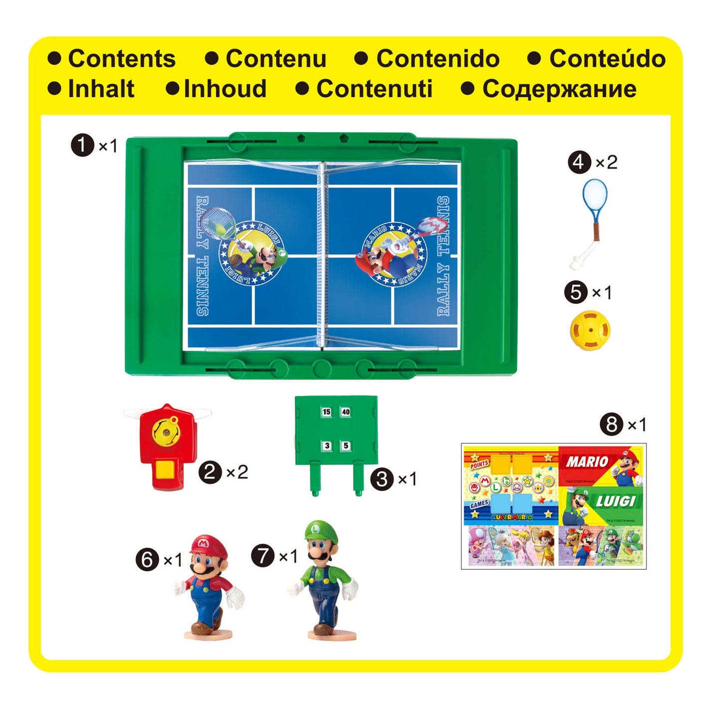 Super Mario Tennis spel