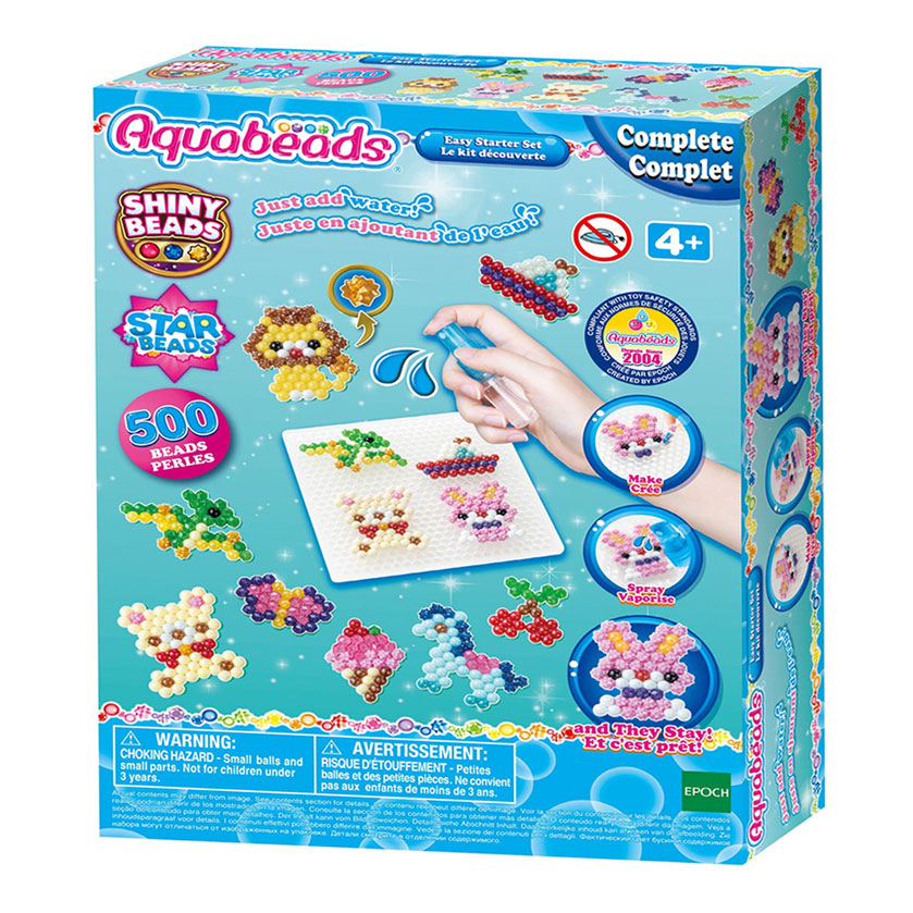 Perles Hama magiques pour enfants, jouet de puzzle, boule de pulvérisation  d'eau, cadeau d'apprentissage