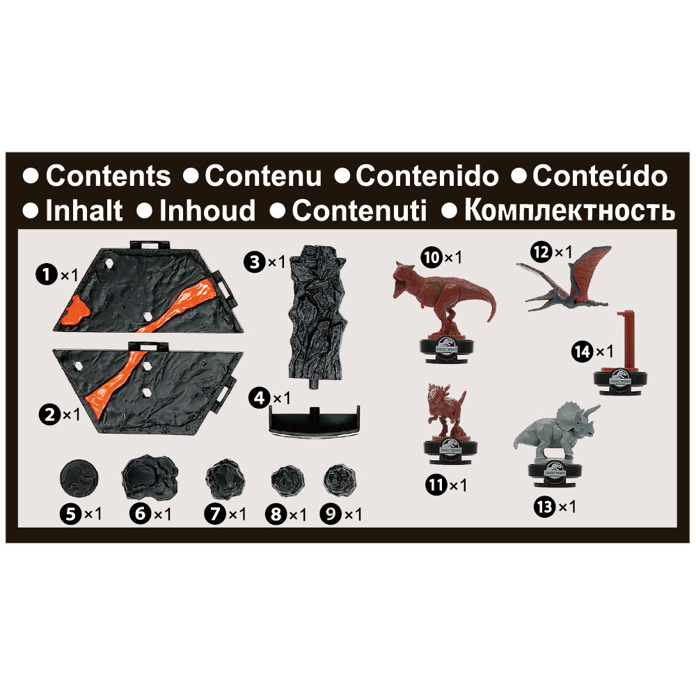 Jurassic World Volcano Quake Balance-Spiel