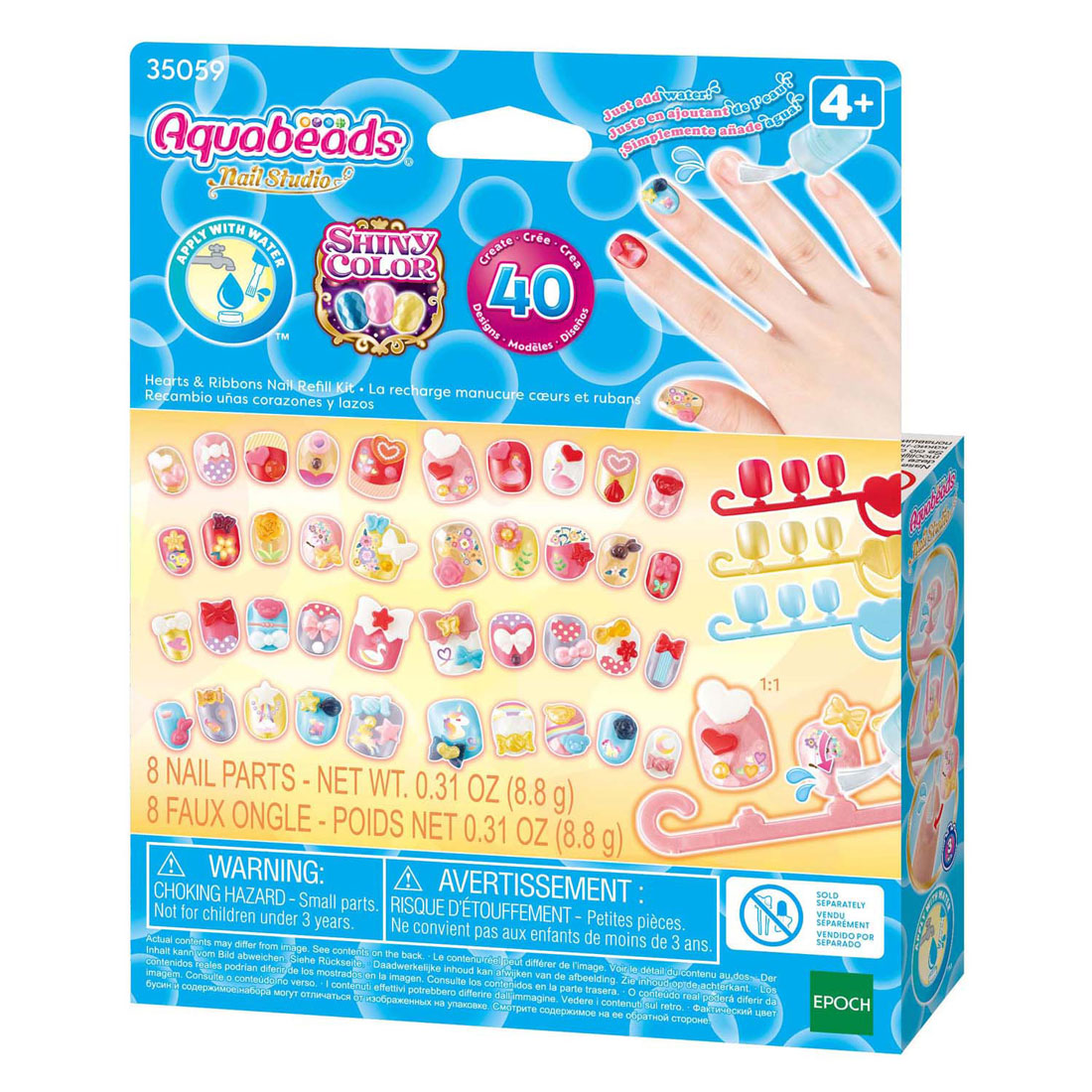 Aquabeads Sparkling Nail Set Nachfüllpackung