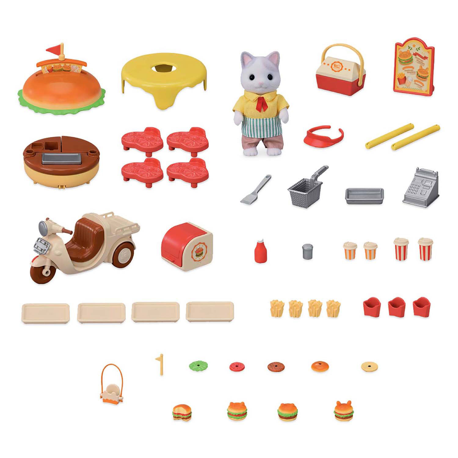 Sylvanian Families 5757 Stand de hamburgers