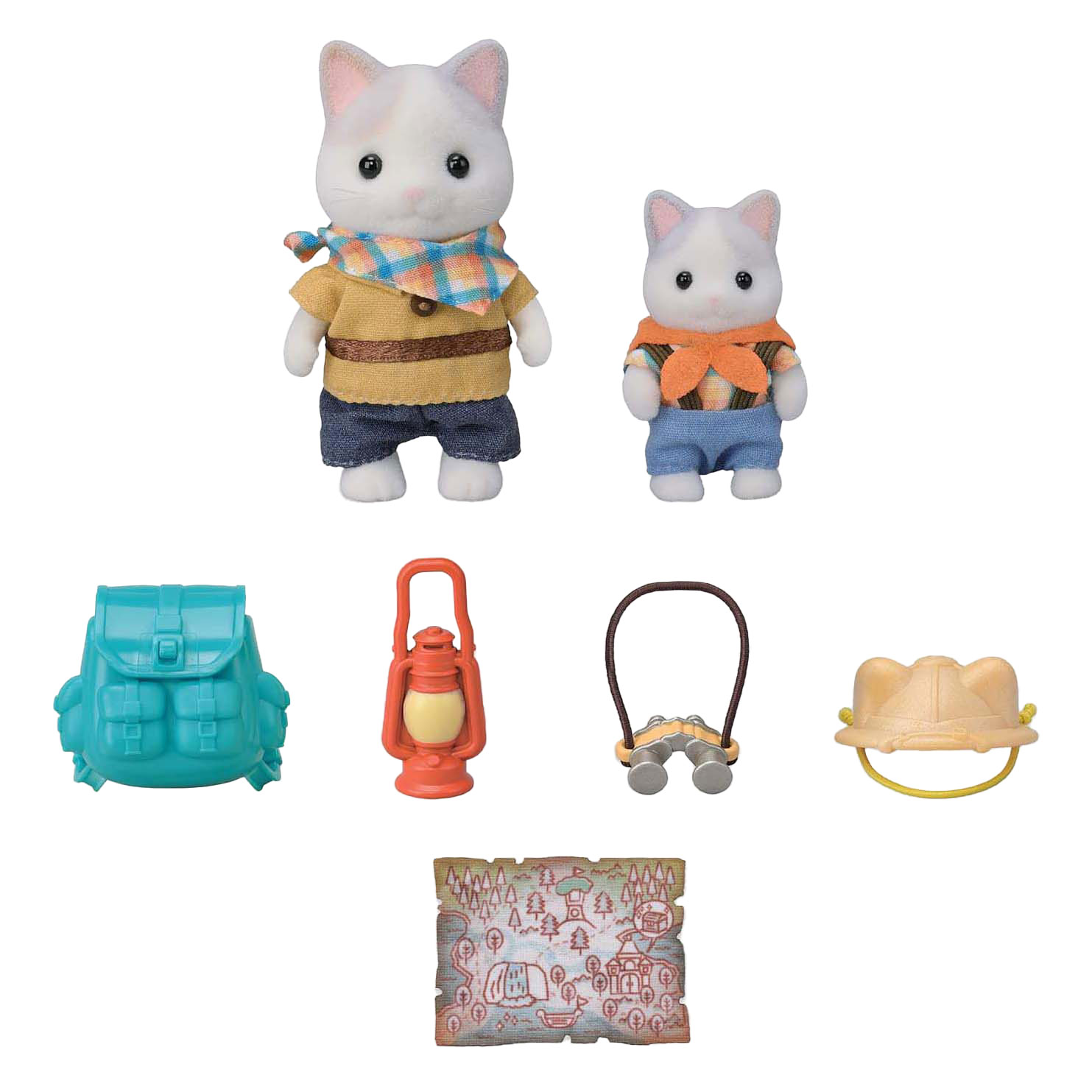 Sylvanian Families 5763 Duo Avonturies Latte Kat Broer en Baby