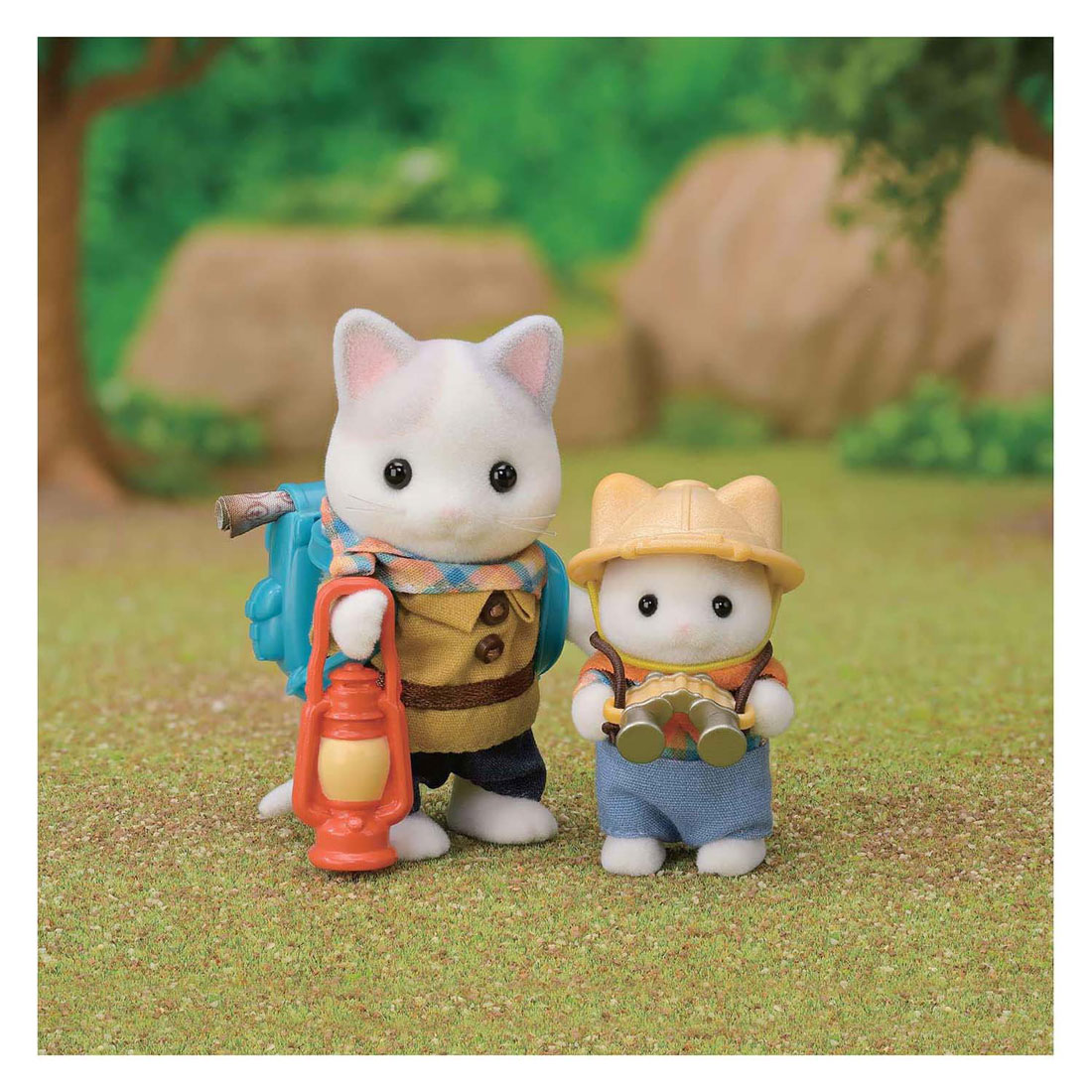 Sylvanian Families 5763 Duo Avonturies Latte Kat Broer en Baby