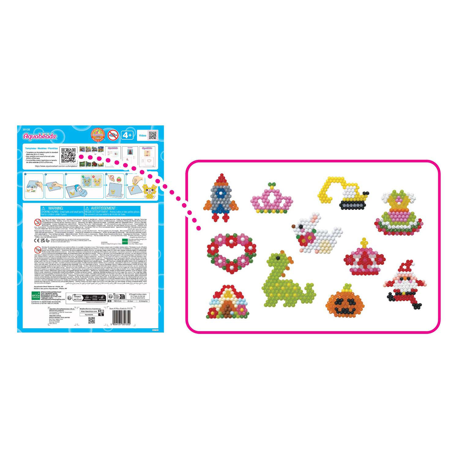 Coffret scolaire Aquabeads - 5000 perles