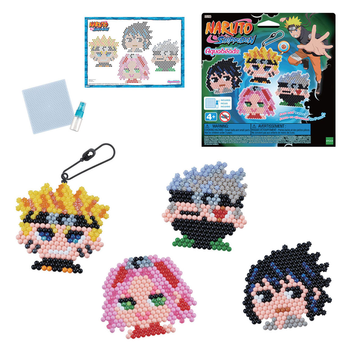 Aquabeads Naruto Sleutelhanger Knutselset