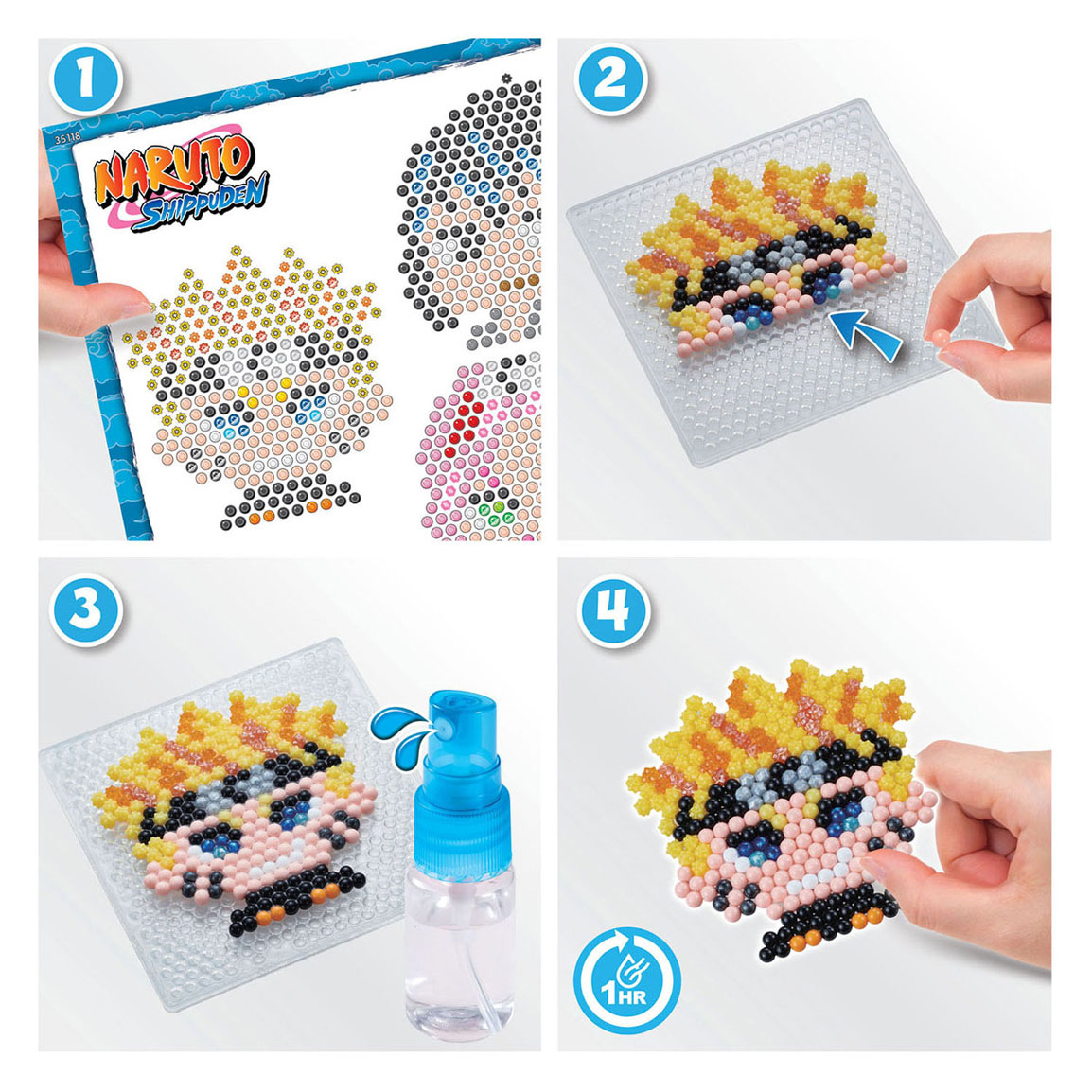 Aquabeads Naruto Sleutelhanger Knutselset