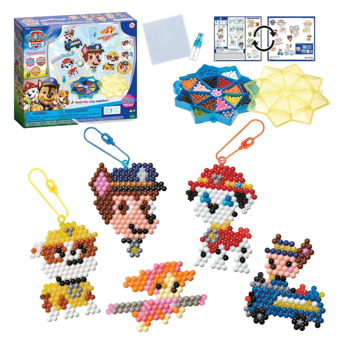 Aquabeads Paw Patrol Mega Knutsel Set - 700 Parels