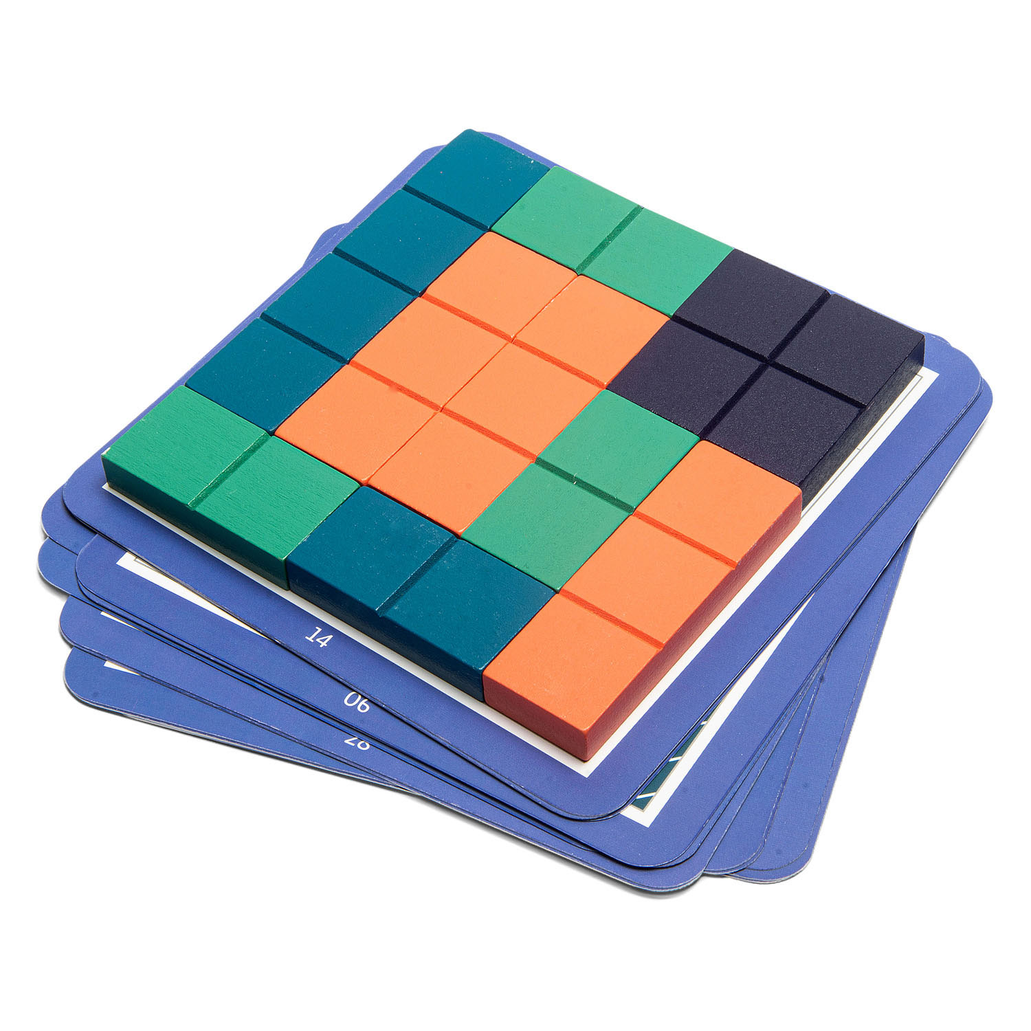 BS Toys Quadratisches Puzzle Holz - Formspiel