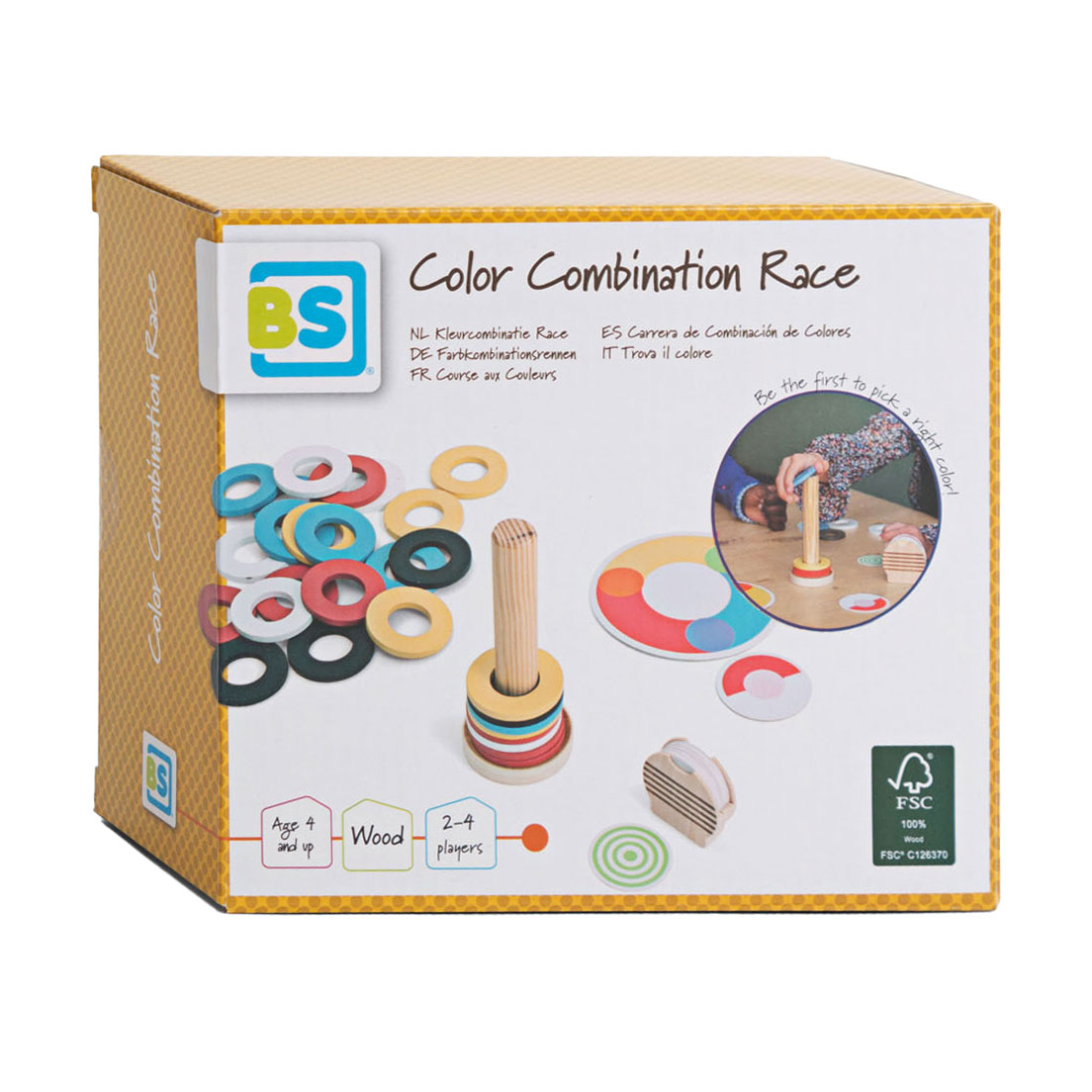 BS Toys Kleurcombinatie Race Spel