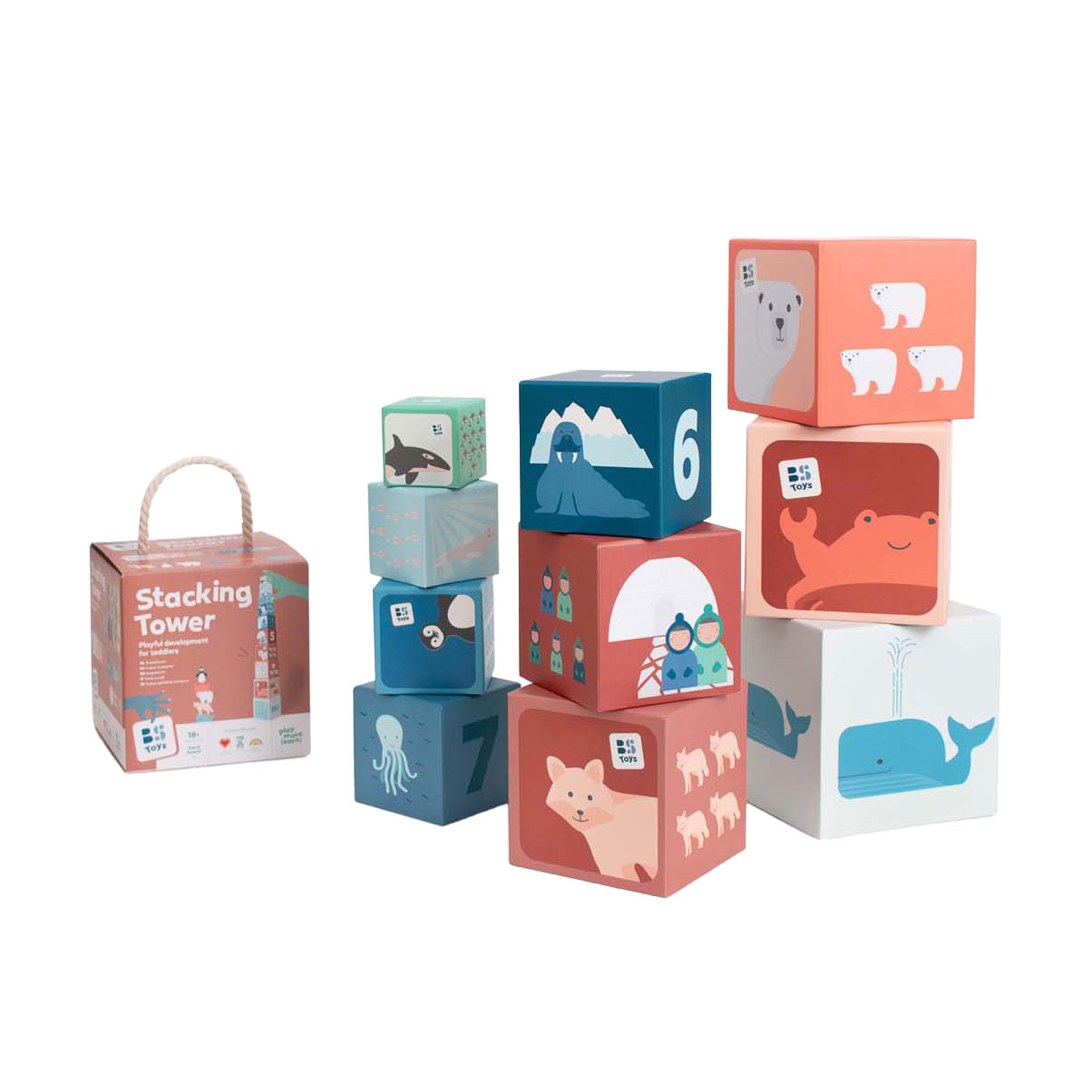 BS Toys Stapeltoren, 10dlg.