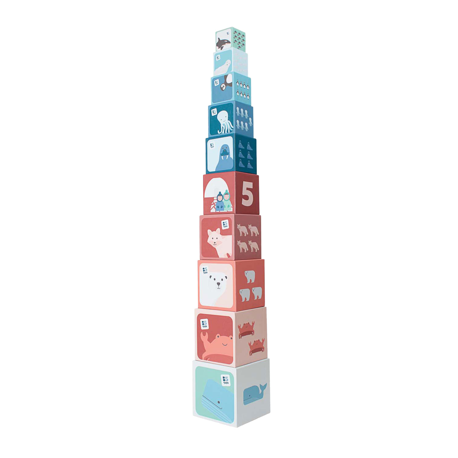 BS Toys Stapeltoren, 10dlg.