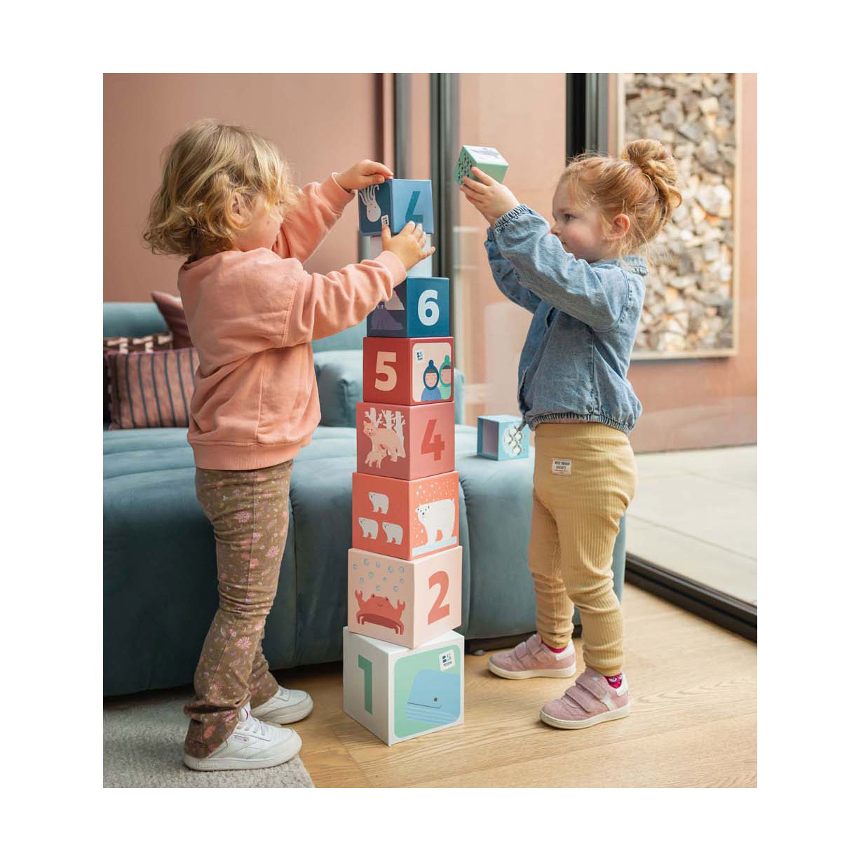 BS Toys Stapeltoren, 10dlg.