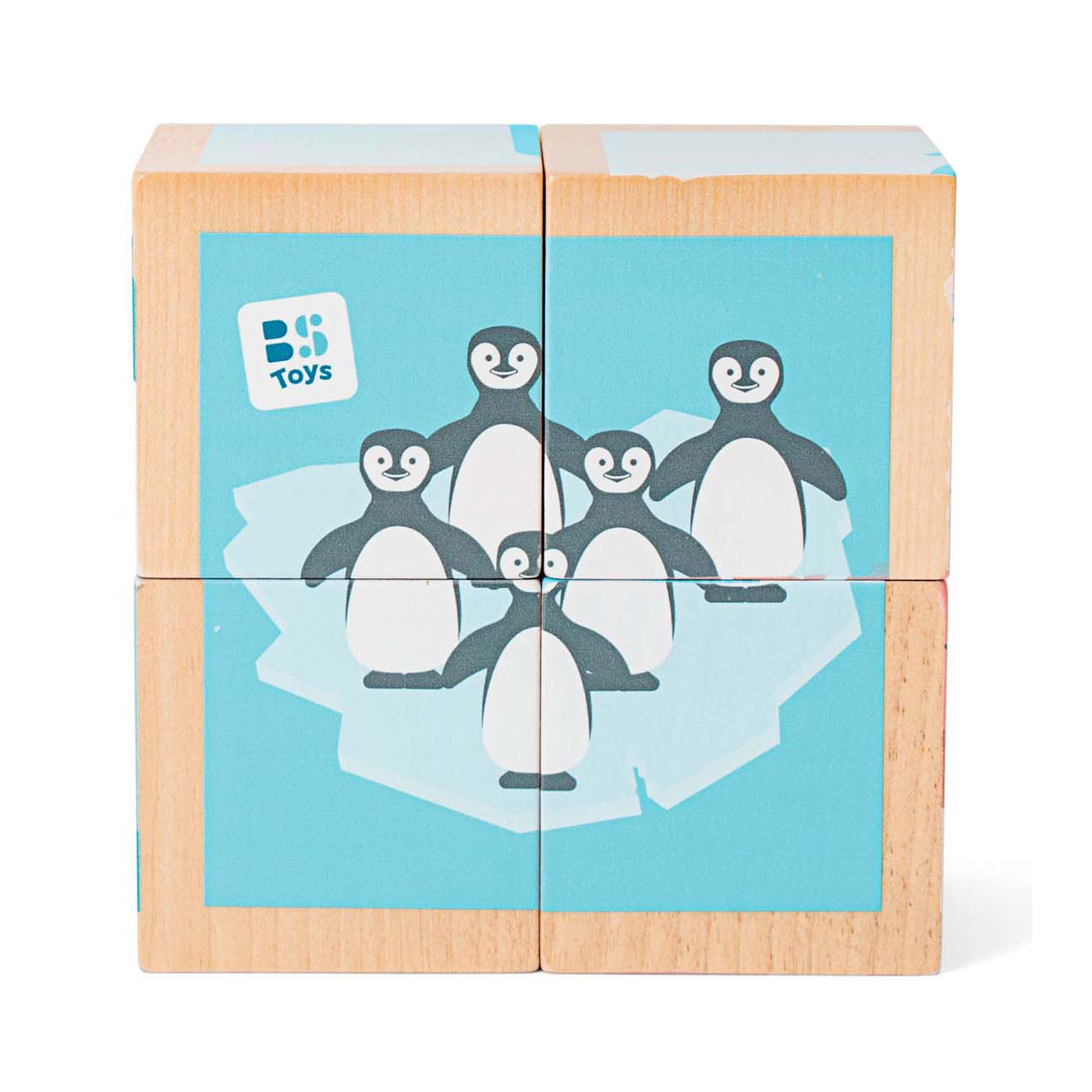 Puzzle en bois BS Toys , 4 pièces.