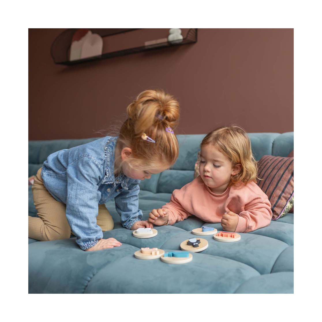 BS Toys Houten Vormenpuzzel, 6st.