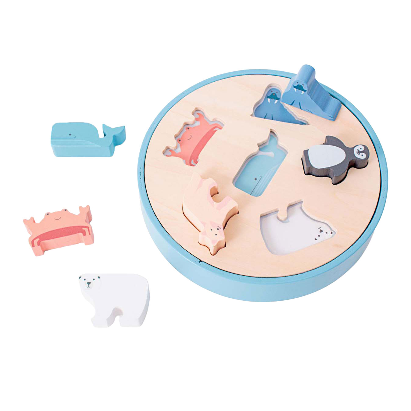 BS Toys Houten Vormenstoof, 6dlg.