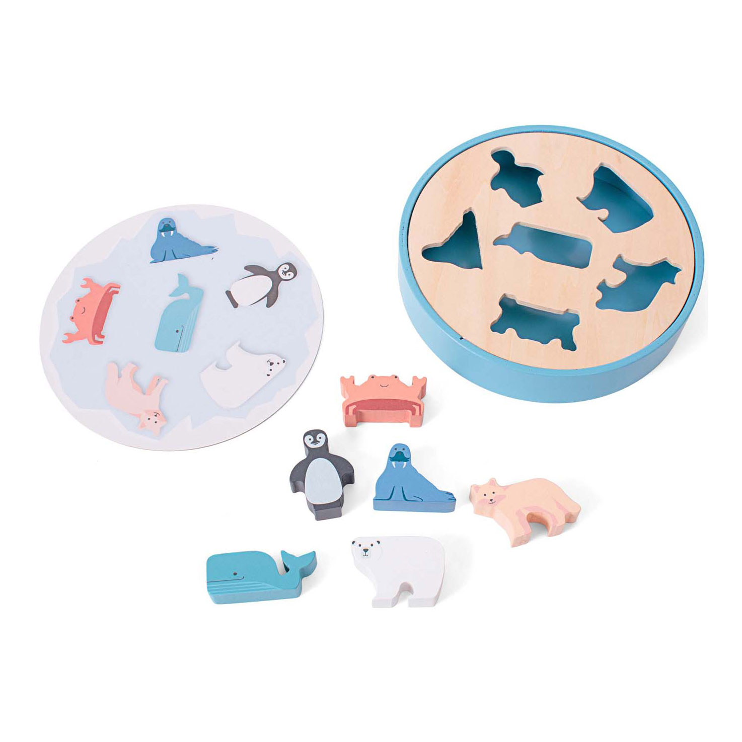 BS Toys Houten Vormenstoof, 6dlg.