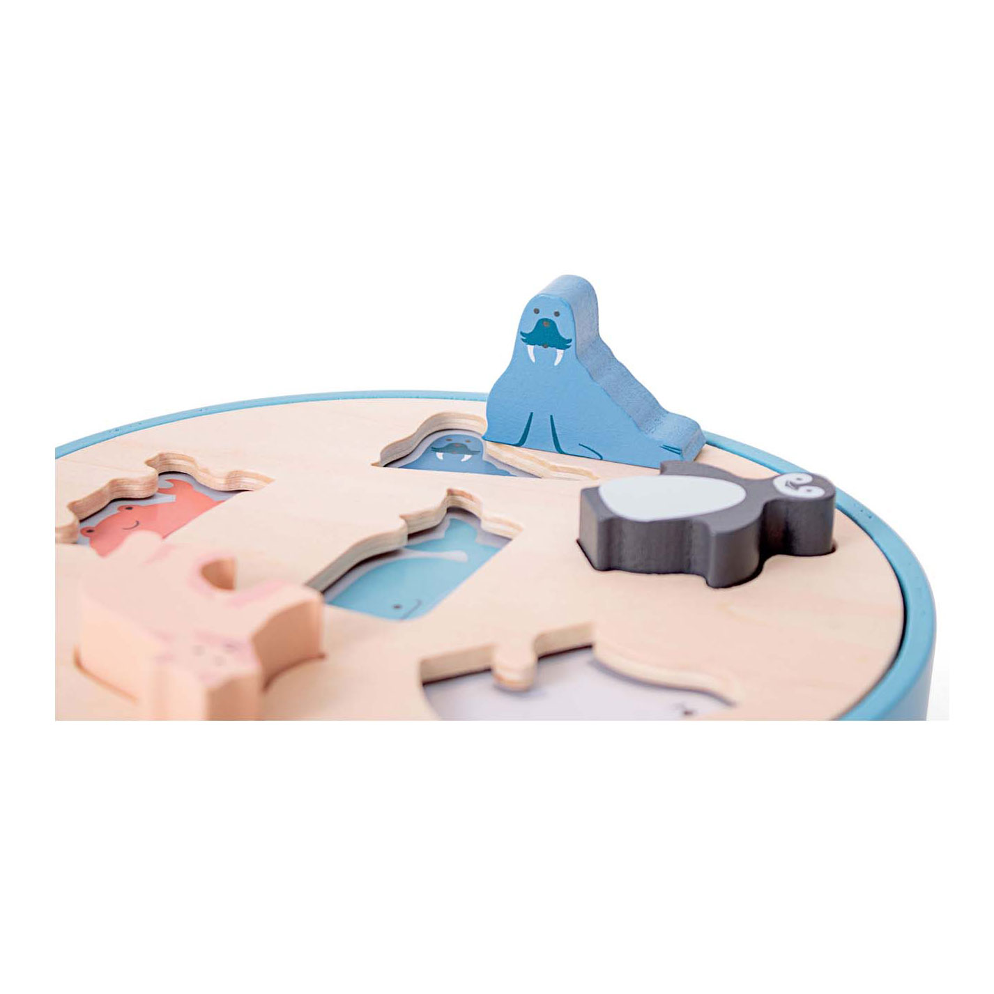 BS Toys Houten Vormenstoof, 6dlg.