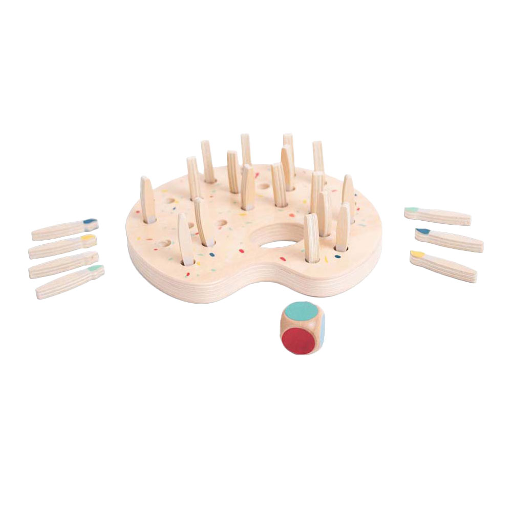 Pinceau en bois BS Toys Mémo
