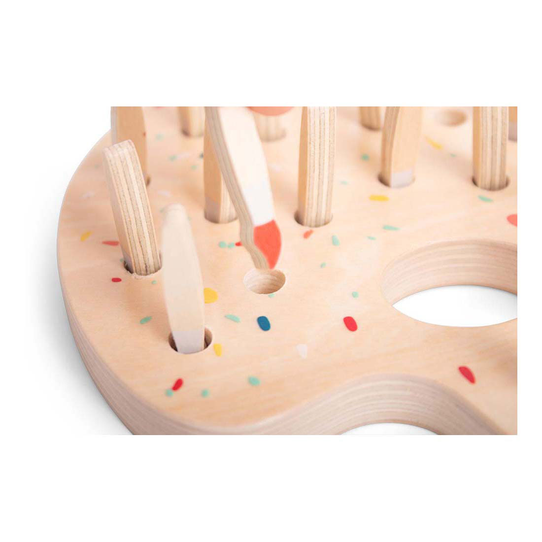 Pinceau en bois BS Toys Mémo