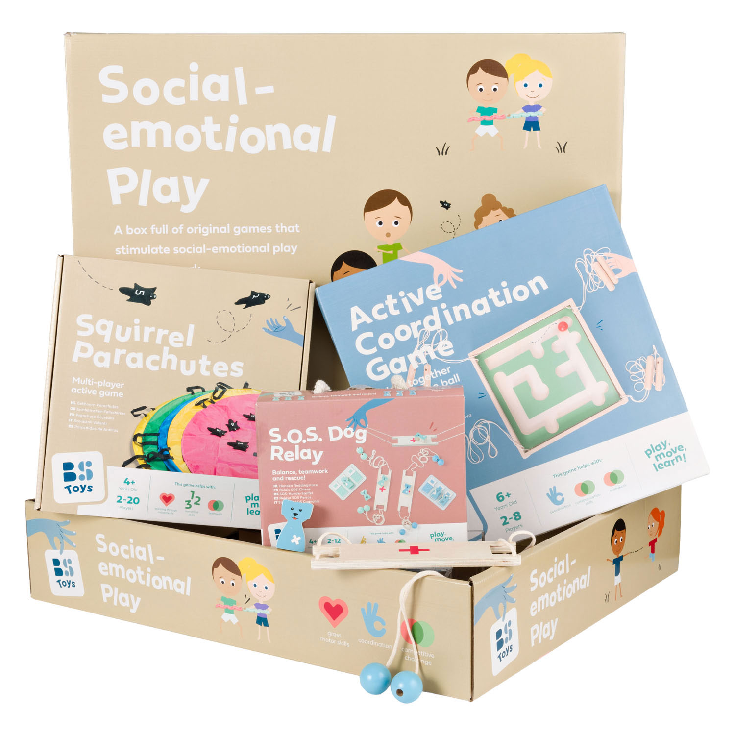 BS Toys Sociaal Emotioneel Speelset Groepspakket - 6dlg.