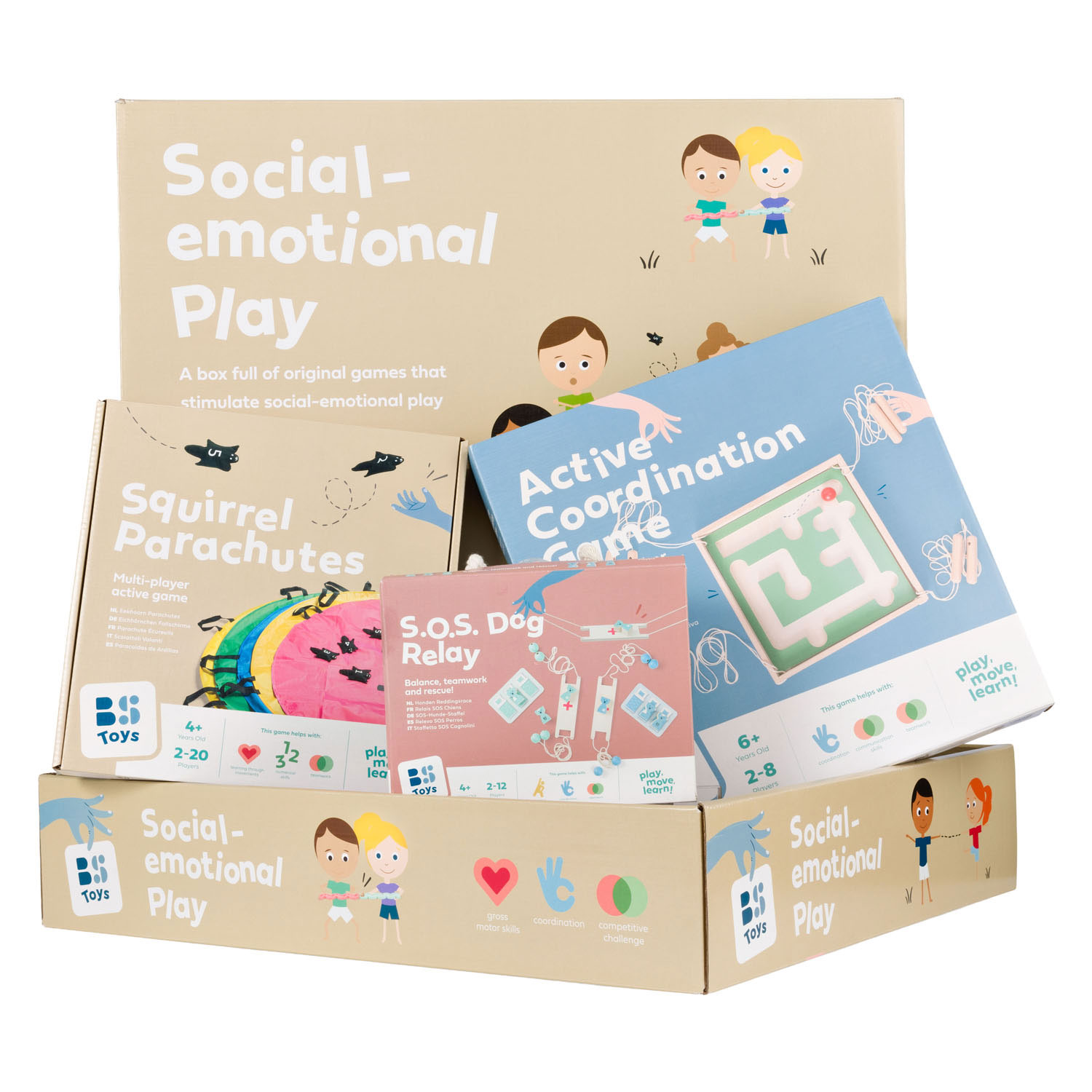 BS Toys Sociaal Emotioneel Speelset Groepspakket - 6dlg.