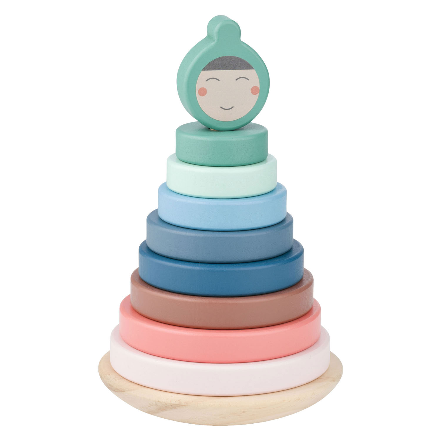 Anneaux empilables en bois BS Toys