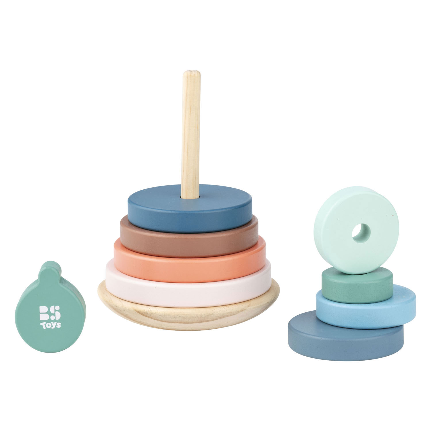 Anneaux empilables en bois BS Toys