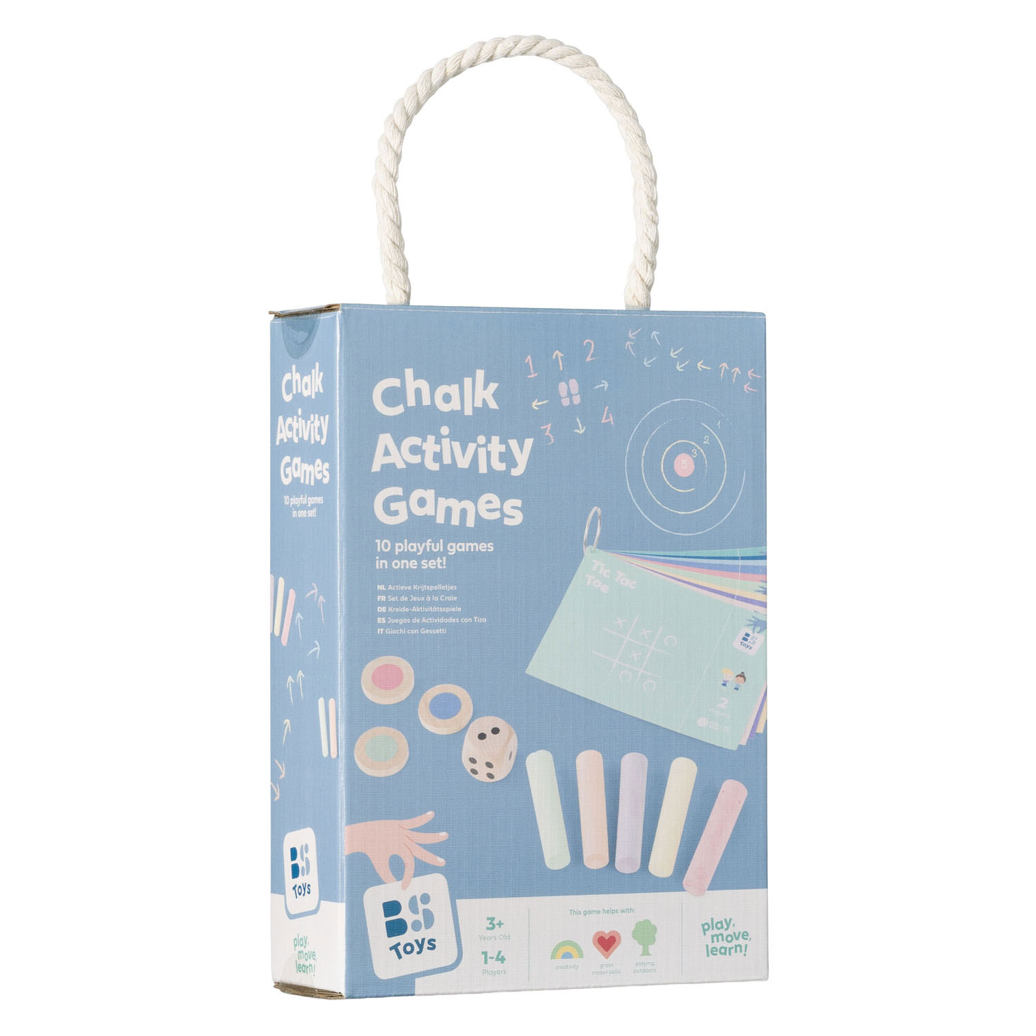 BS Toys Actieve Krijtspelletjes - 10dlg.