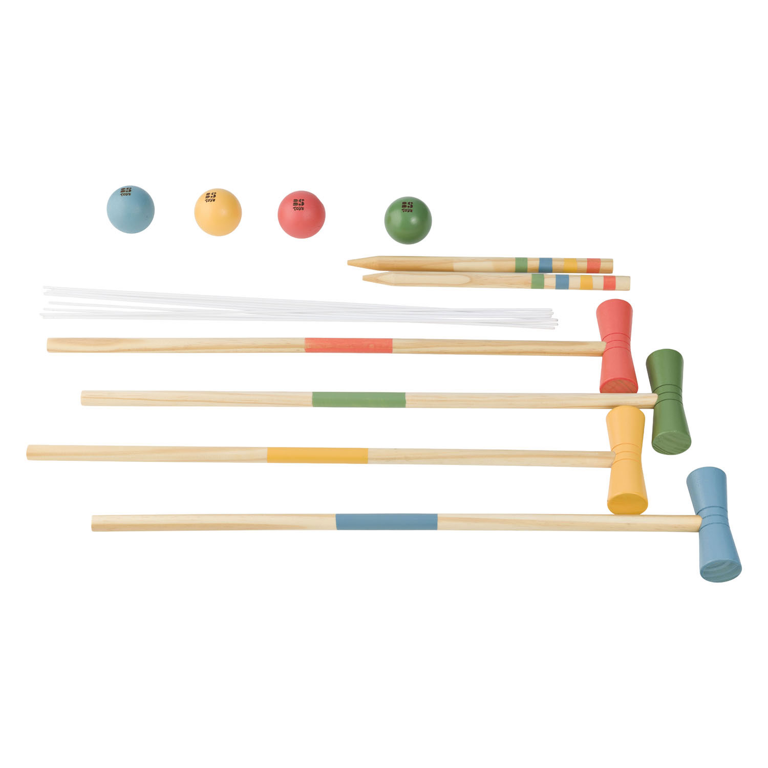 BS Toys Houten Croquet Set