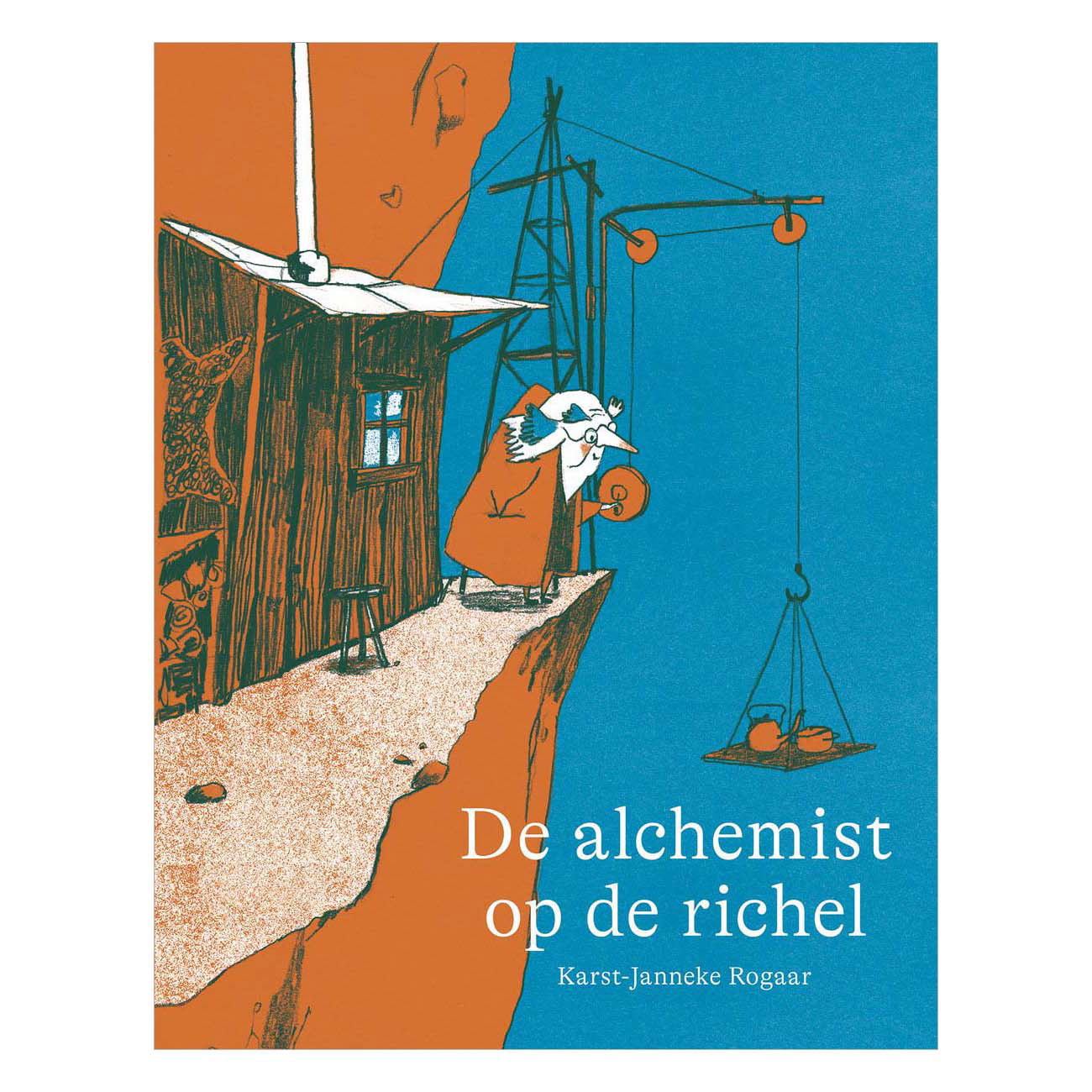 Der Alchemist am Felsvorsprung