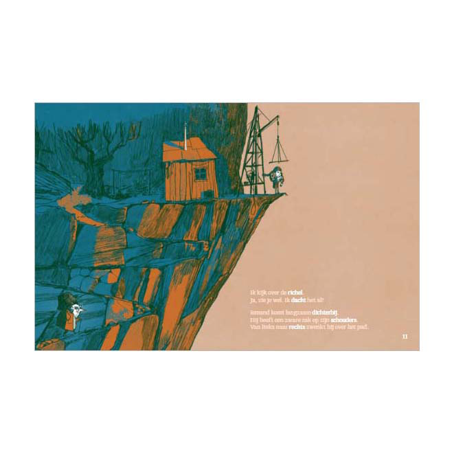 Der Alchemist am Felsvorsprung