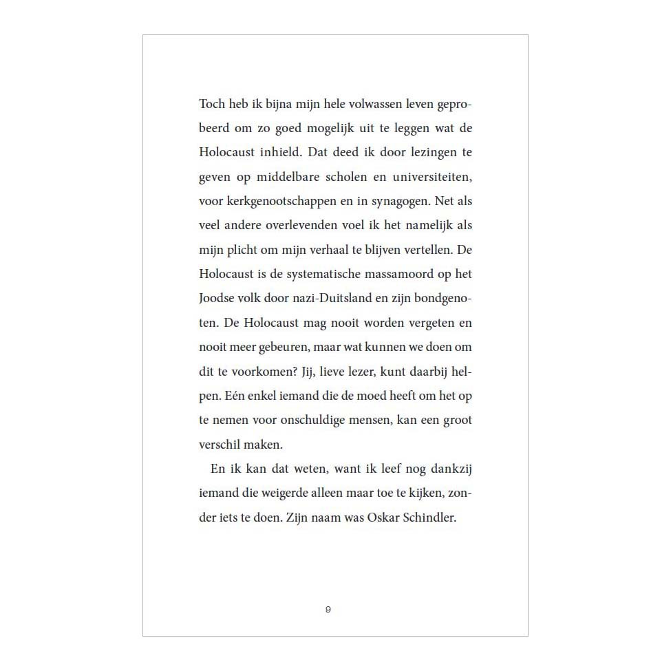 Een meisje op Schindler's List