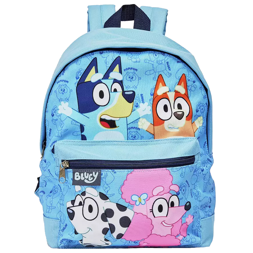 Rucksack Bluey Characters Blau