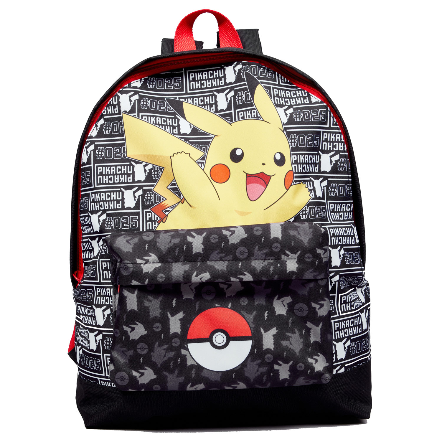 Sac à dos avec poche avant Pokémon Pokeball Pikachu