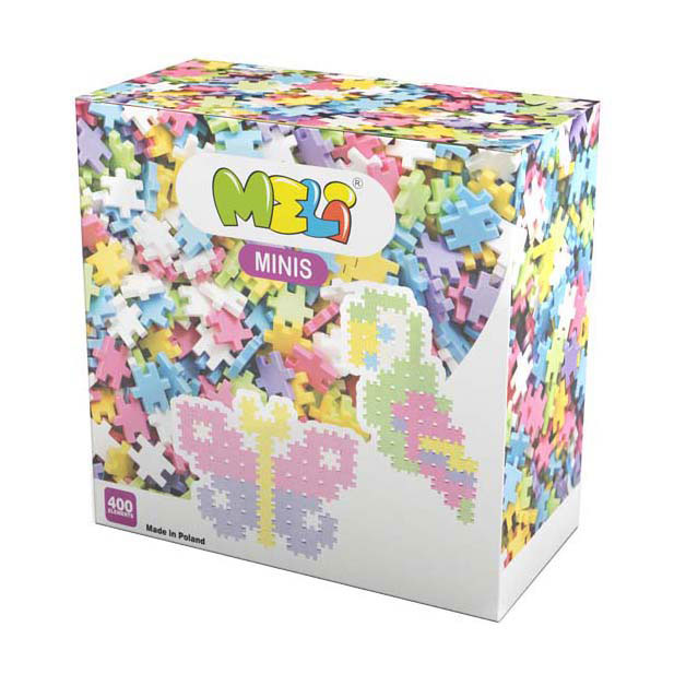 Meli Minis Pastel Bouwblokken, 400dlg.