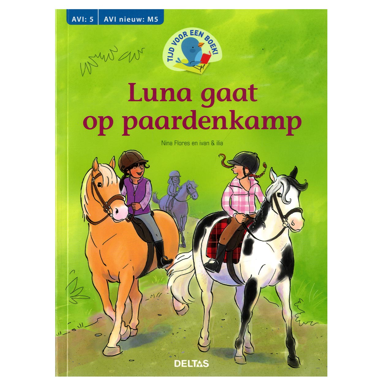 Tijd voor een boek! Luna gaat op paardenkamp