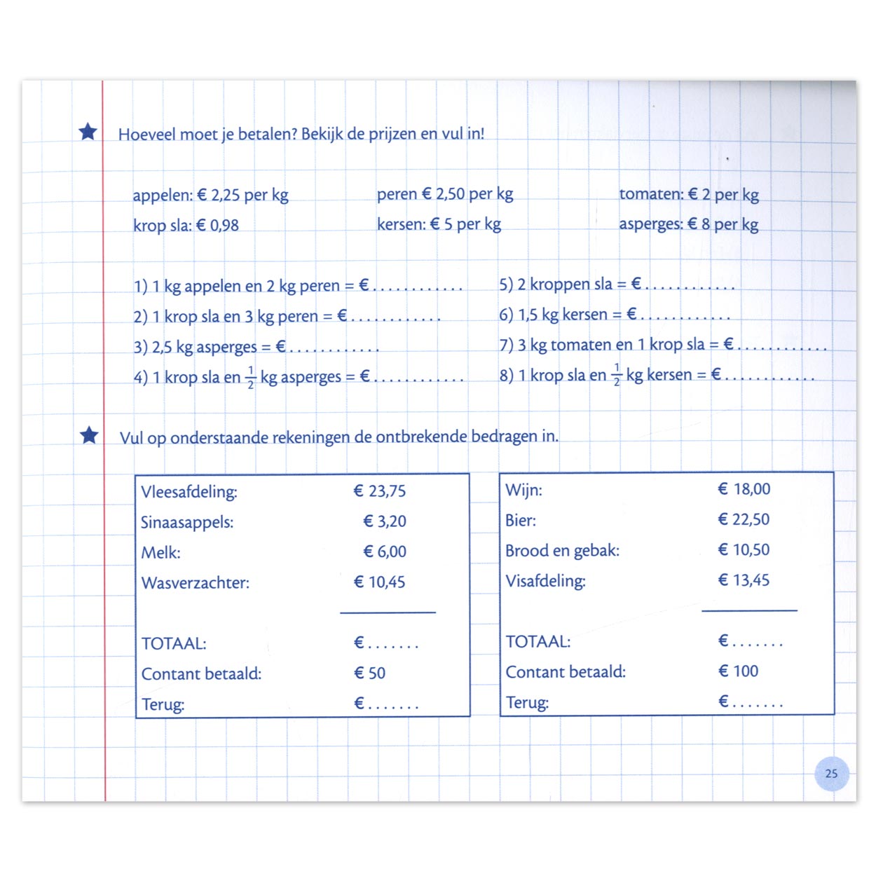 Mijn oefenschrift maten en gewichten 3e en 4e leerjaar