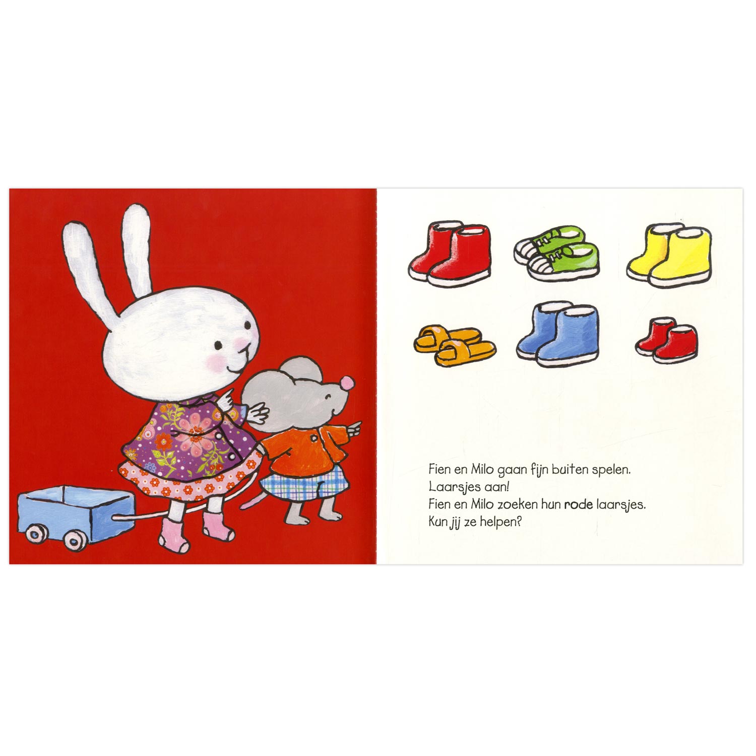Kleurtjes zoeken met Fien en Milo