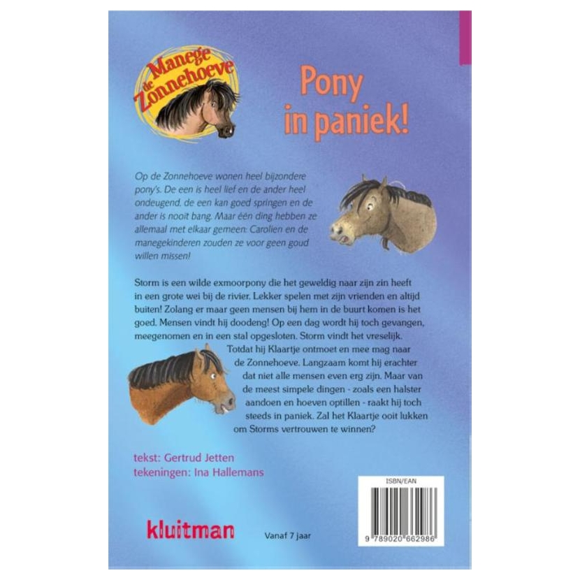 Manege de Zonnehoeve Pony in paniek