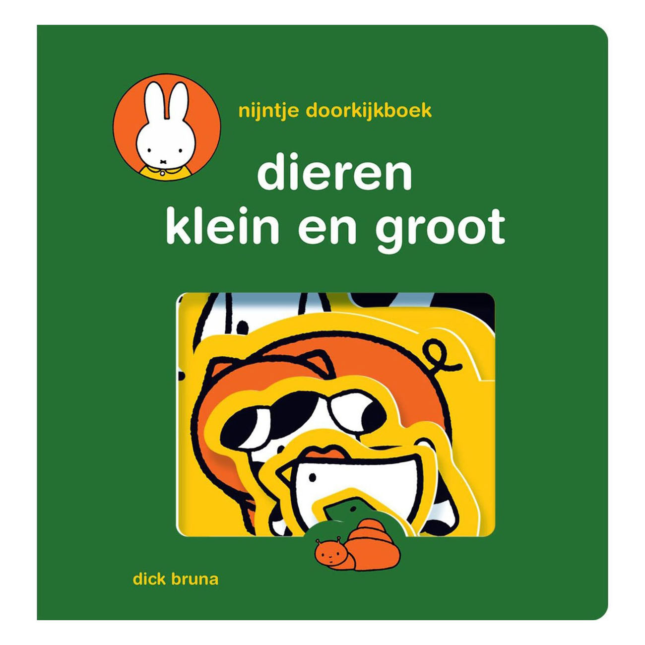 nijntje doorkijkboek, dieren klein en groot