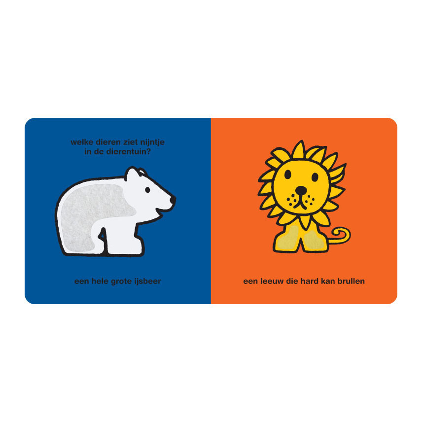 voelboek, met nijntje naar de dierentuin