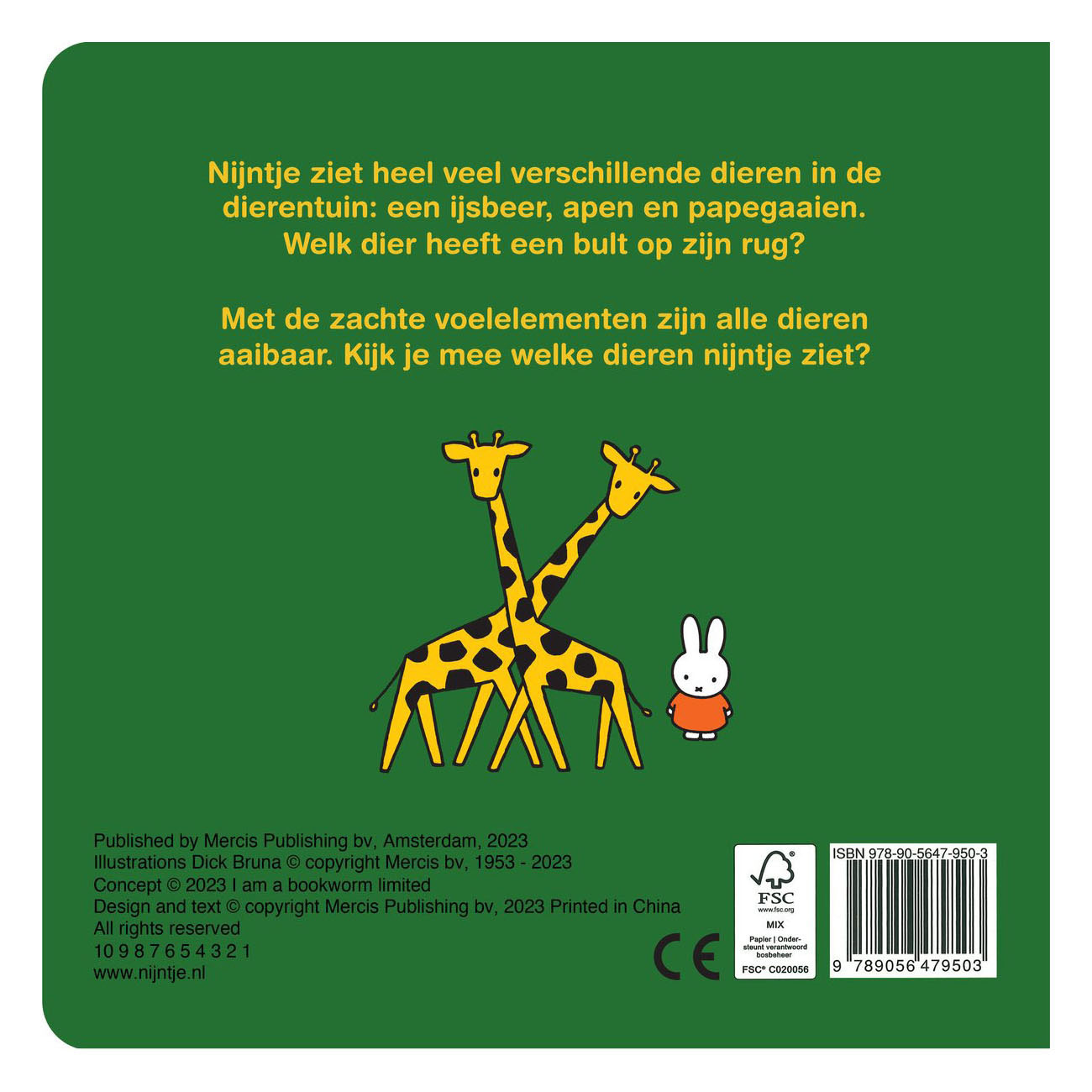 voelboek, met nijntje naar de dierentuin