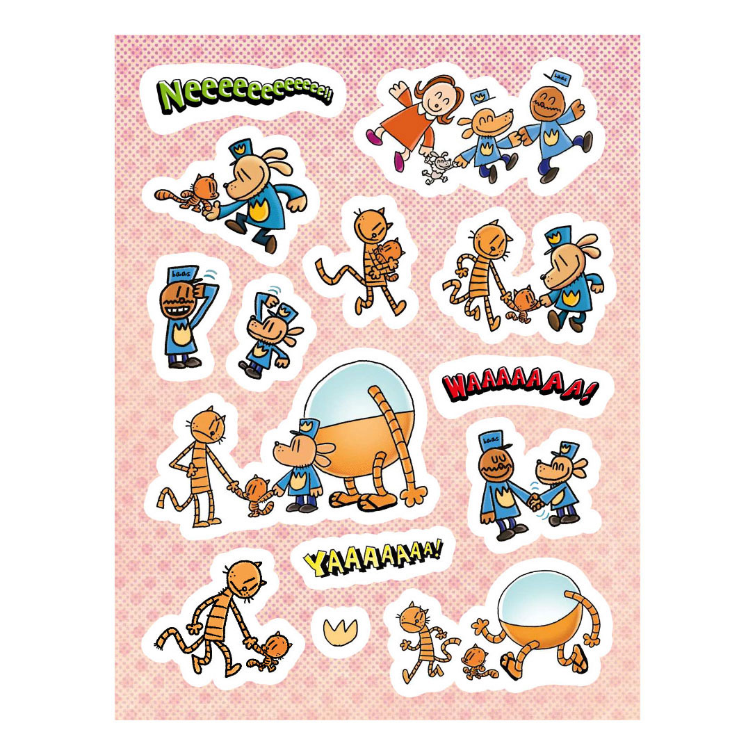 Dog Man Stickerboek