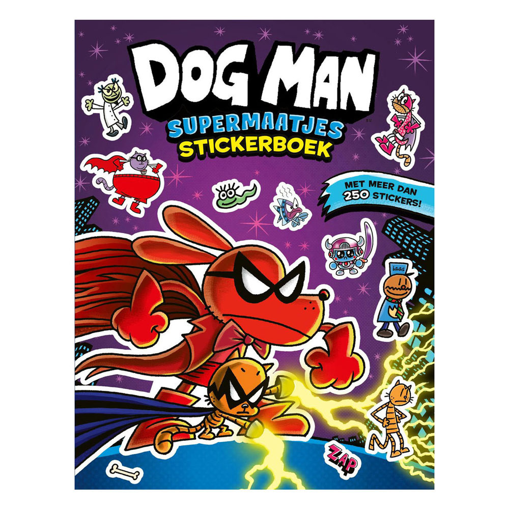 Livre d'autocollants Dog Man Super Buddies