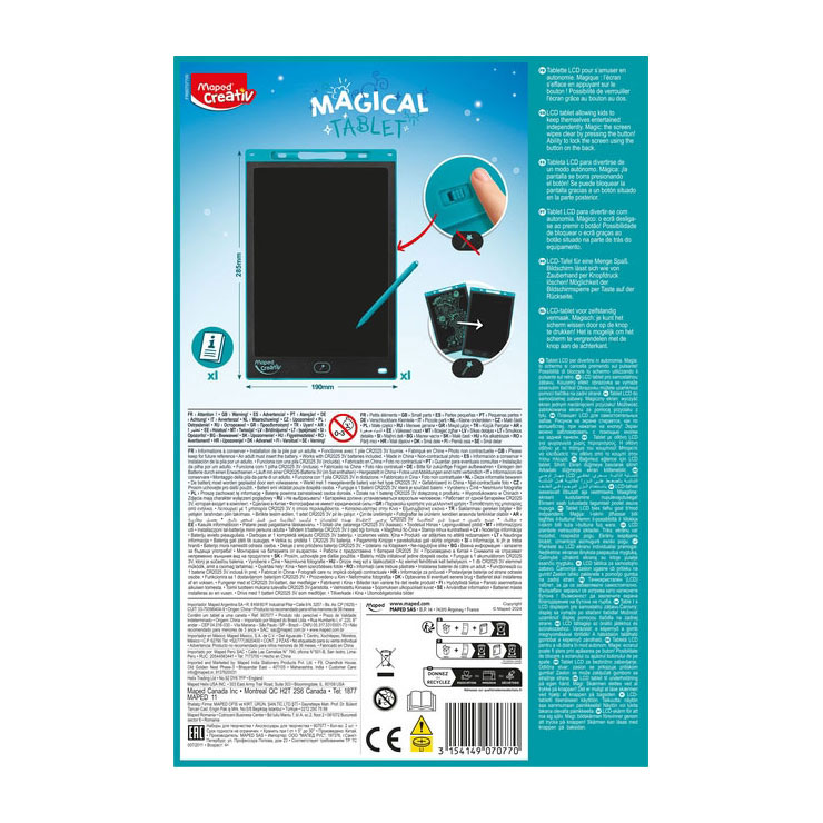 Tekentablet Maped Creativ Magical Tablet Maxi blauw
