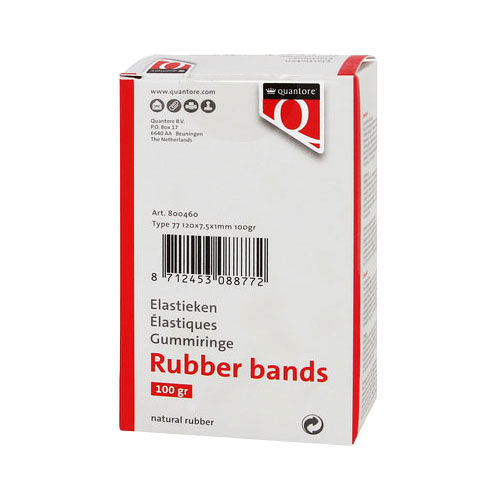Elastiek Quantore 77 120x7.5x1mm 100gram