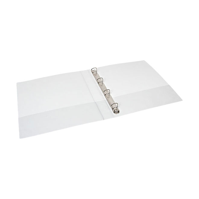 Presentatieringband Quantore A4 Maxi 4-rings D-mech 30mm wit